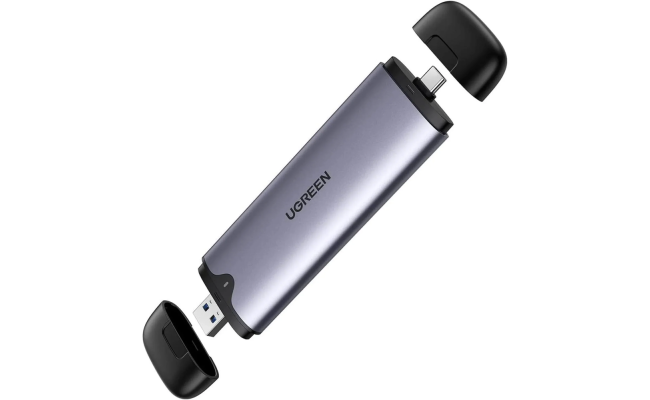 UGREEN CM353 2-in-1 USB-A & USB-C M.2 NVMe SSD Enclosure 10Gbps (55152) UGREEN CM353 2-in-1 USB-A & USB-C M.2 NVMe SSD Enclosure 10Gbps (55152)